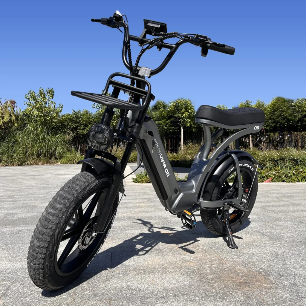 Ouxi Q8 2.0 E-bike nu inclusief gratis voorrekje - voetsteuntjes - bekerhouder en alarm!