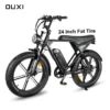 OUXI V8 Pro Fatbike - 24 Inch Banden, Groot Vernieuwd Scherm met NFC