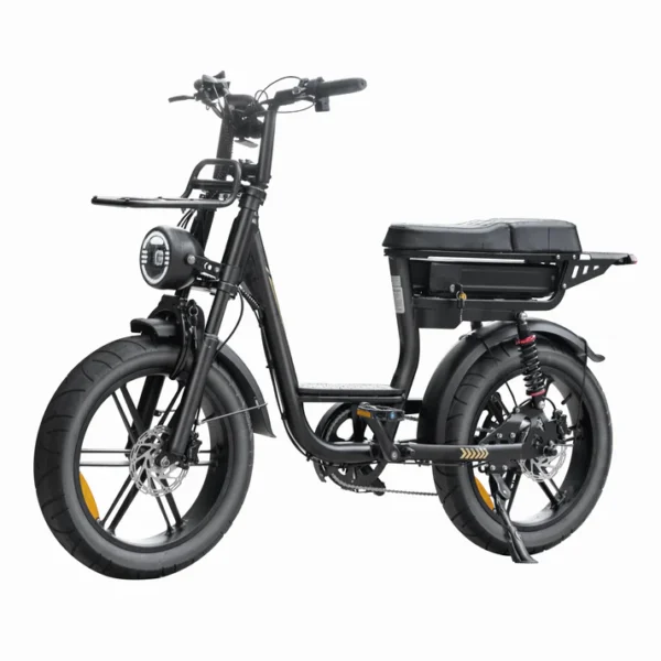 V20 Comfort 2026 edition dames fatbike nu inclusief gratis achterzitje en wielslot!