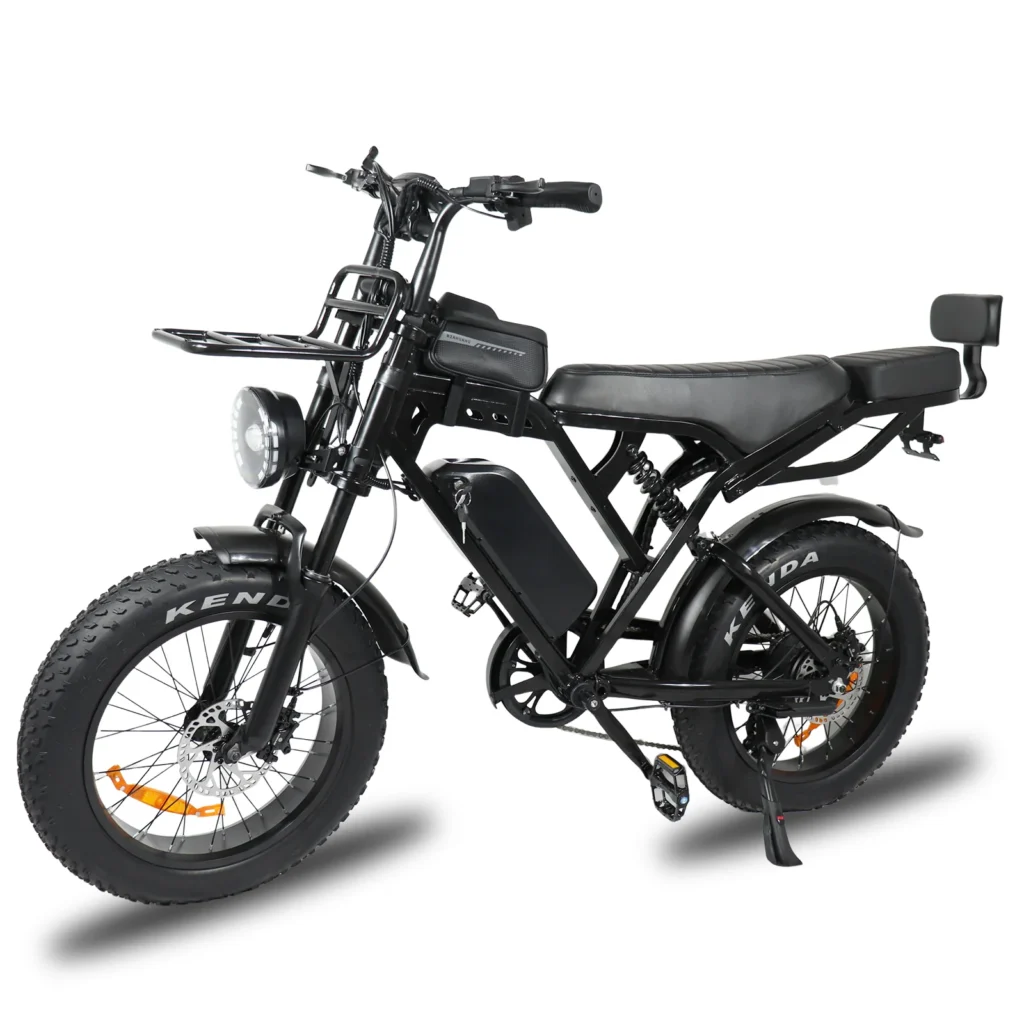 X80 PRO 2026 Edition  fatbike inclusief gratis achterzitje en voetsteuntjes en tas en voorrekje met Slim alarmsysteem en geïntegreerde GPS-tracking