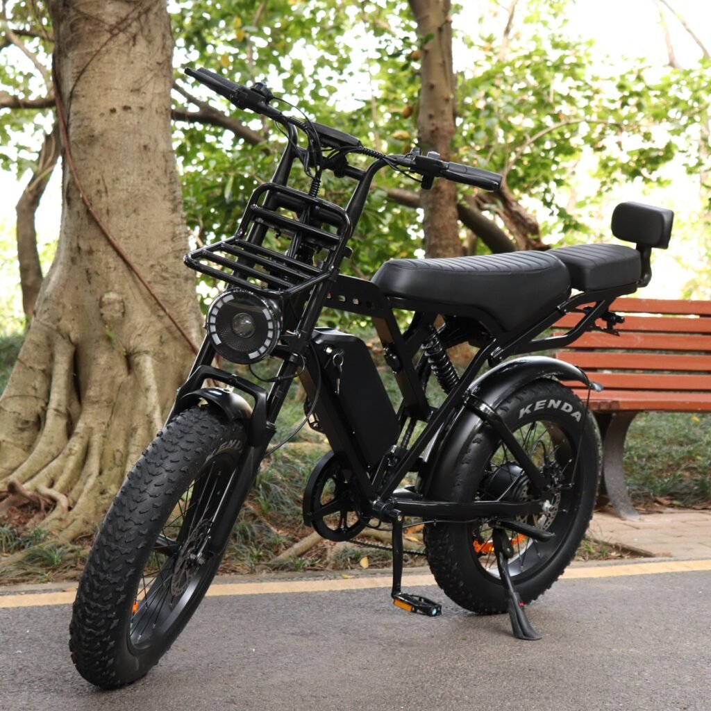 X80 PRO 2026 Edition  fatbike inclusief gratis achterzitje en voetsteuntjes en tas en voorrekje met Slim alarmsysteem en geïntegreerde GPS-tracking