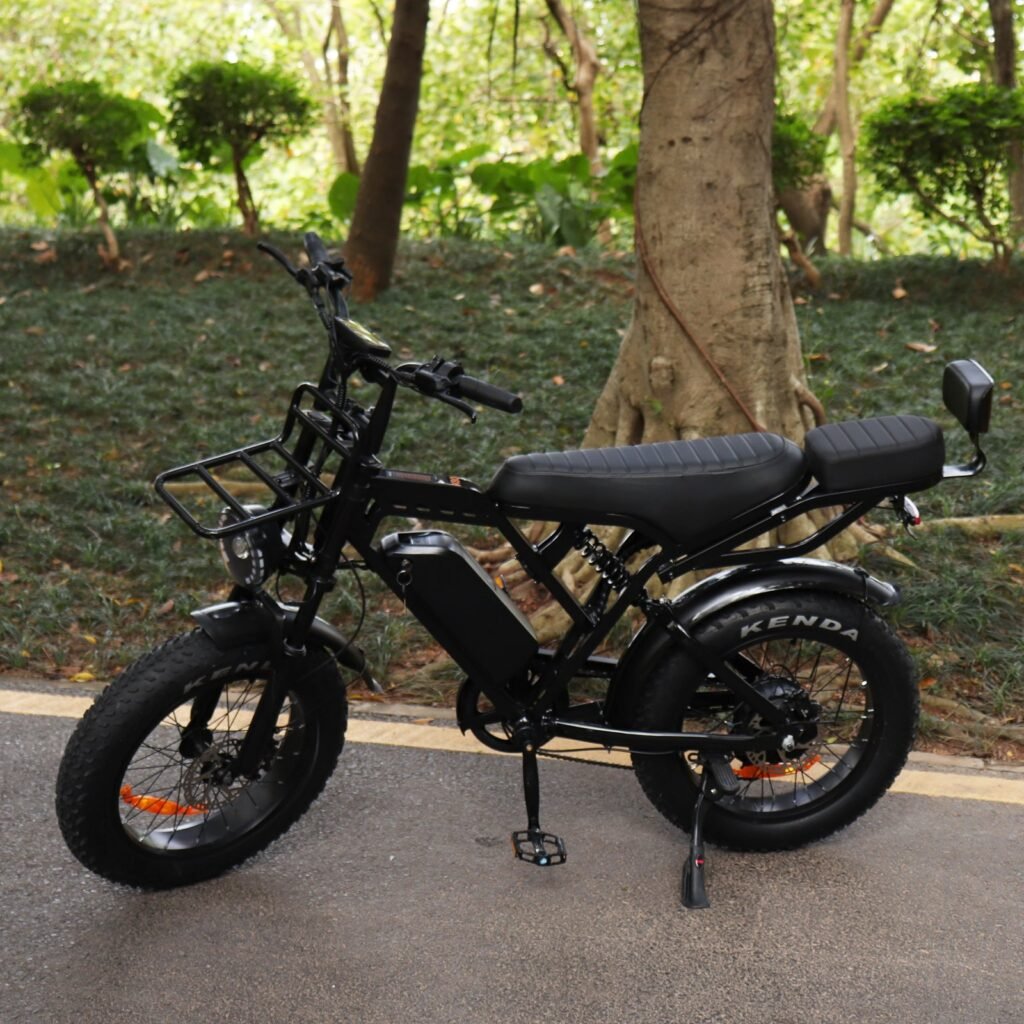 X80 PRO 2026 Edition  fatbike inclusief gratis achterzitje en voetsteuntjes en tas en voorrekje met Slim alarmsysteem en geïntegreerde GPS-tracking
