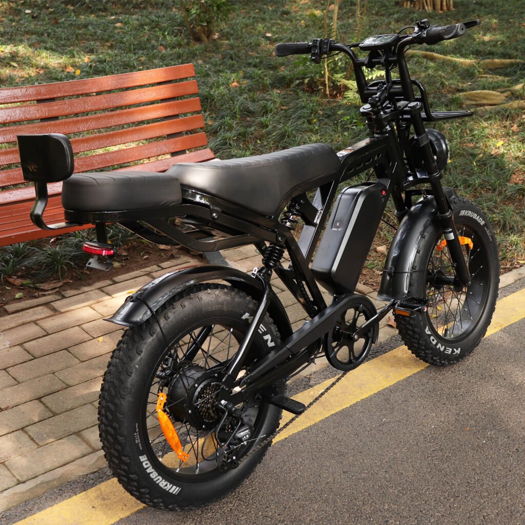 X80 PRO 2026 Edition  fatbike inclusief gratis achterzitje en voetsteuntjes en tas en voorrekje met Slim alarmsysteem en geïntegreerde GPS-tracking