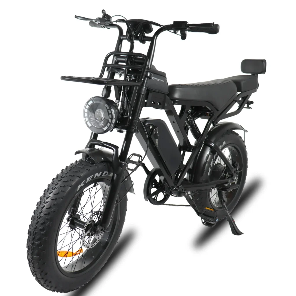 X80 PRO 2026 Edition  fatbike inclusief gratis achterzitje en voetsteuntjes en tas en voorrekje met Slim alarmsysteem en geïntegreerde GPS-tracking