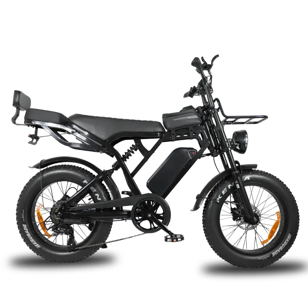 X80 PRO 2026 Edition  fatbike inclusief gratis achterzitje en voetsteuntjes en tas en voorrekje met Slim alarmsysteem en geïntegreerde GPS-tracking