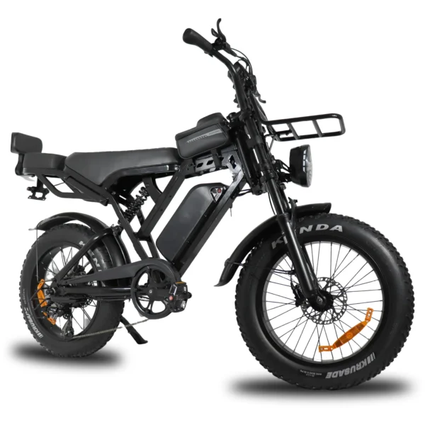 X80 PRO 2026 Edition  fatbike inclusief gratis achterzitje en voetsteuntjes en tas en voorrekje met Slim alarmsysteem en geïntegreerde GPS-tracking