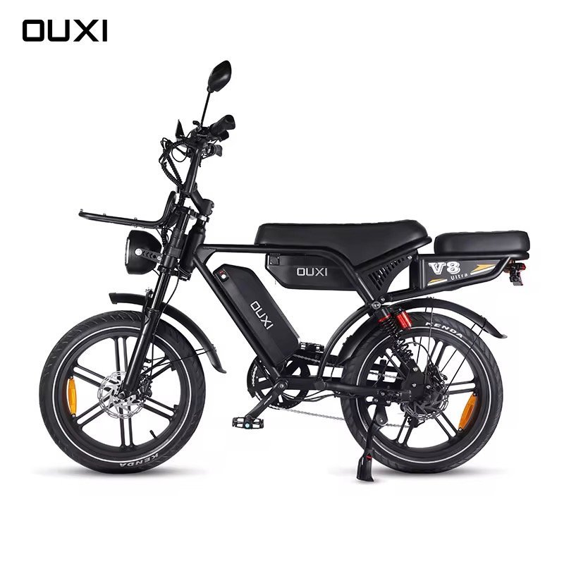 Ouxi V8 Ultra Max 2026 Edition - Dubbele Accu + Gratis Tas, Achterzitje, Voorrekje, Voetsteuntjes & Alarm!