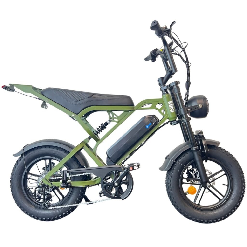 V20 Pro mini Fatbike nu Inclusief Gratis Voetsteuntjes, Tas En Pomp
