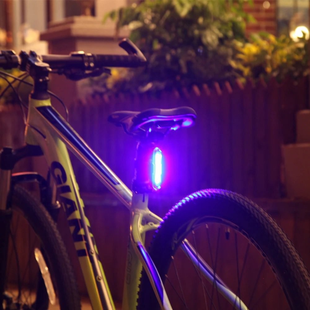 Oplaadbare led fietslamp fiets waarschuwing veiligheid lamp