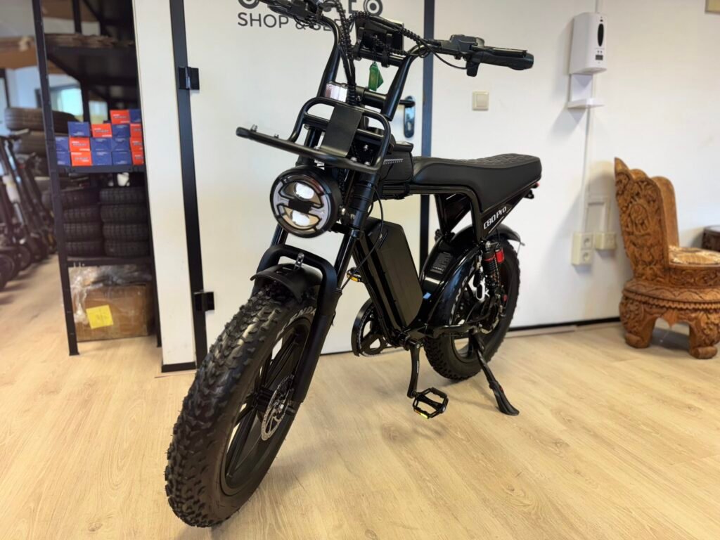 OUXI C80 PRO 2026 Edition E-bike, fatbike inclusief gratis alarm , Voorrekje, voetsteuntjes, tas en pomp