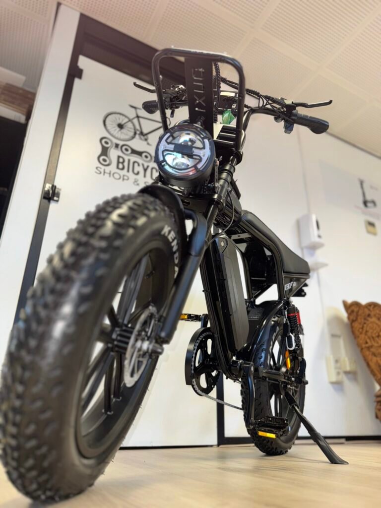 OUXI C80 PRO 2026 Edition E-bike, fatbike inclusief gratis alarm , Voorrekje, voetsteuntjes, tas en pomp