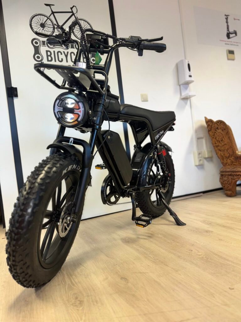 OUXI C80 PRO 2026 Edition E-bike, fatbike inclusief gratis alarm , Voorrekje, voetsteuntjes, tas en pomp