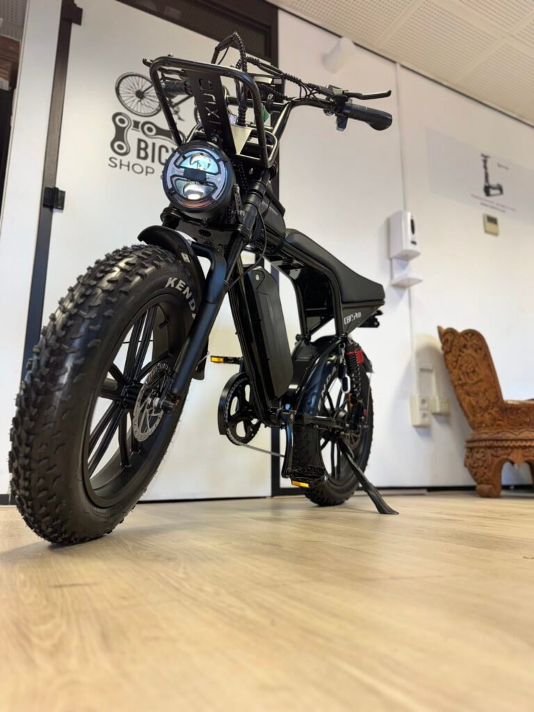 OUXI C80 PRO 2026 Edition E-bike, fatbike inclusief gratis alarm , Voorrekje, voetsteuntjes, tas en pomp