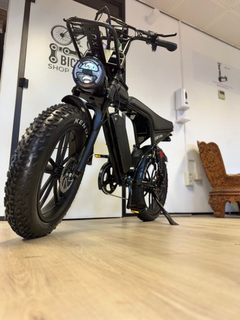 OUXI C80 PRO 2026 Edition E-bike, fatbike inclusief gratis alarm , Voorrekje, voetsteuntjes, tas en pomp