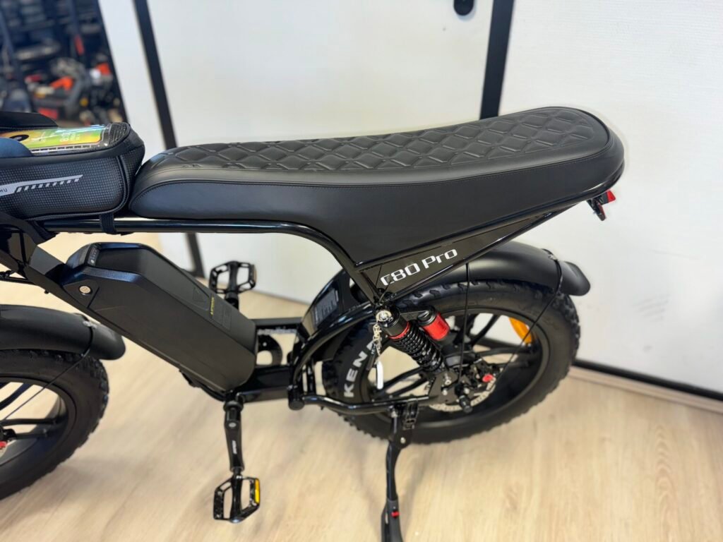 OUXI C80 PRO 2026 Edition E-bike, fatbike inclusief gratis alarm , Voorrekje, voetsteuntjes, tas en pomp