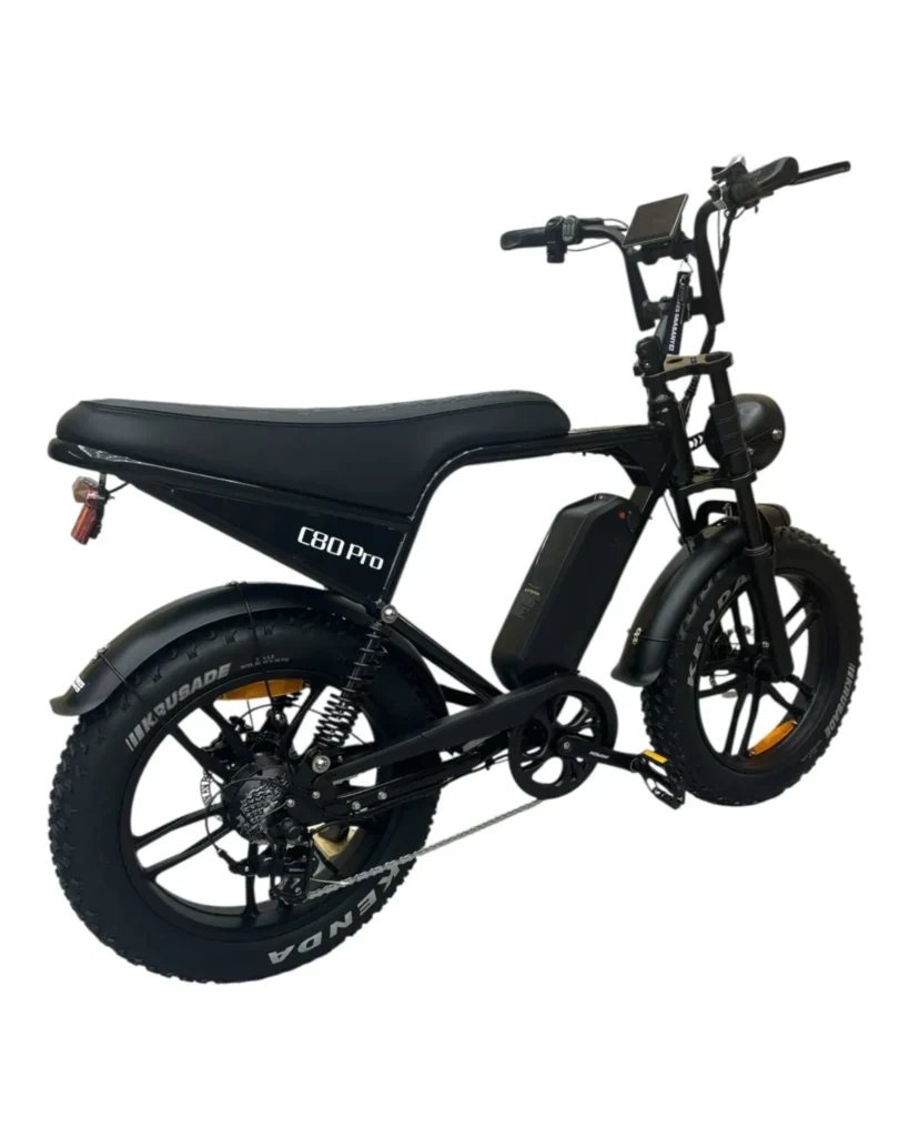 OUXI C80 PRO 2026 Edition E-bike, fatbike inclusief gratis alarm , Voorrekje, voetsteuntjes, tas en pomp