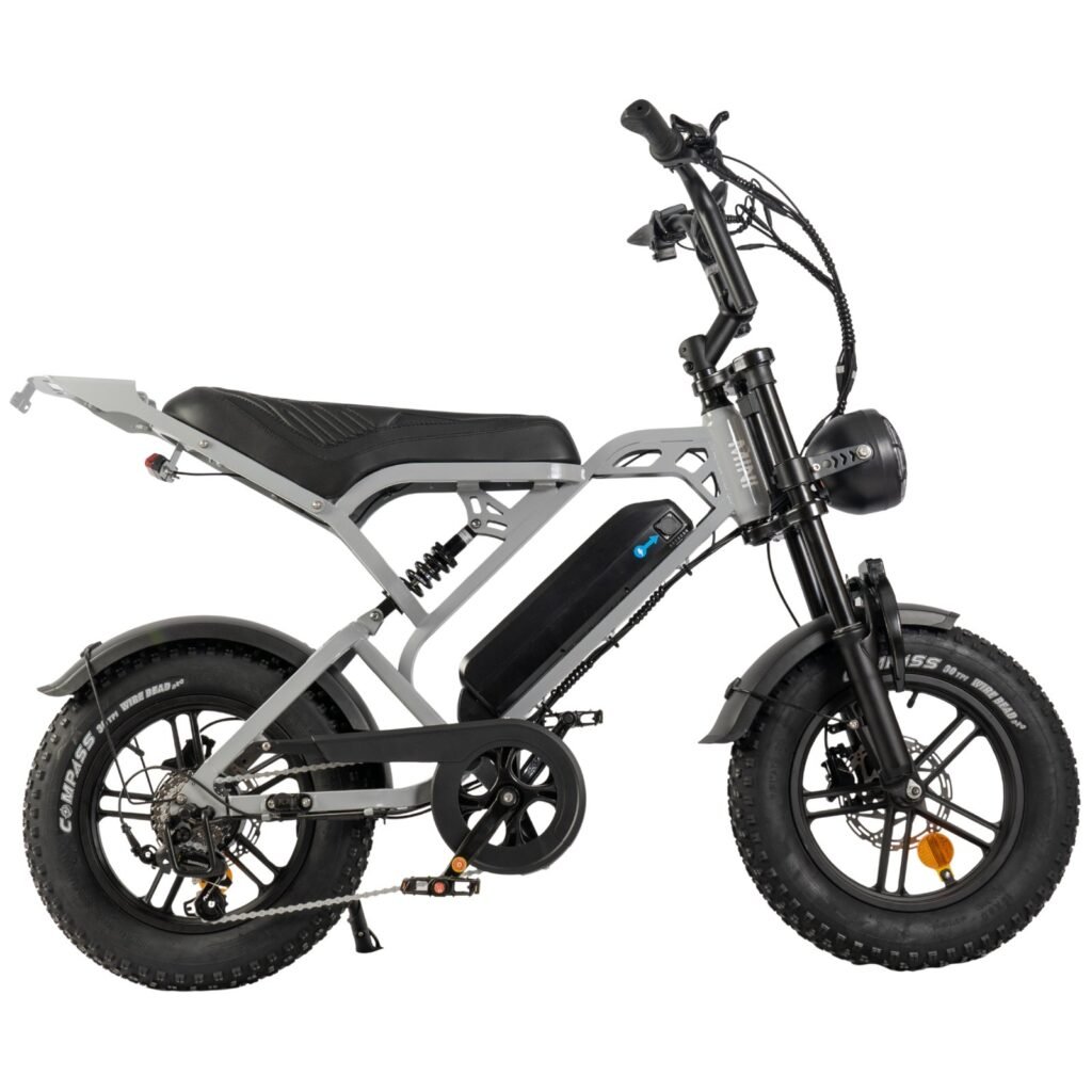 V20 Pro mini Fatbike nu Inclusief Gratis Voetsteuntjes, Tas En Pomp