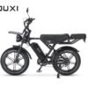 Ouxi H9 6.0 Fatbike - Gratis Alarmsysteem, Voorrekje, Voetsteuntjes & Grotere Vernieuwde Display