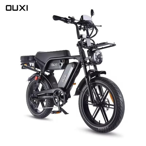 Ouxi V8 Ultra Max 2026 Edition - Dubbele Accu + Gratis Tas, Achterzitje, Voorrekje, Voetsteuntjes & Alarm!