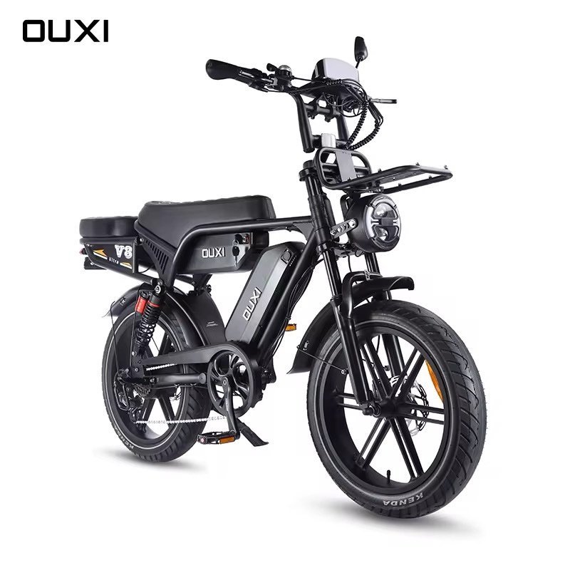 Ouxi V8 Ultra Max 2026 Edition - Dubbele Accu + Gratis Tas, Achterzitje, Voorrekje, Voetsteuntjes & Alarm!