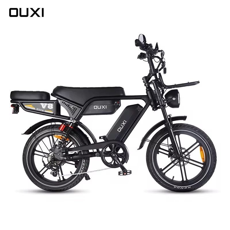 Ouxi V8 Ultra Max 2026 Edition - Dubbele Accu + Gratis Tas, Achterzitje, Voorrekje, Voetsteuntjes & Alarm!