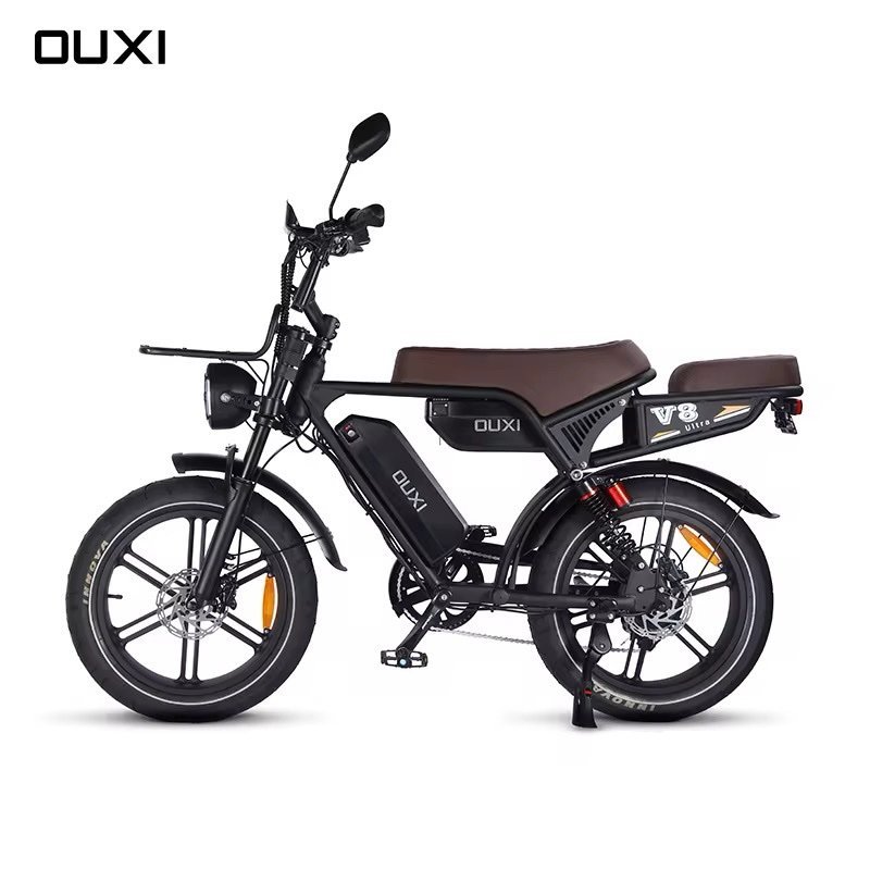 Ouxi V8 Ultra Max 2026 Edition - Dubbele Accu + Gratis Tas, Achterzitje, Voorrekje, Voetsteuntjes & Alarm!