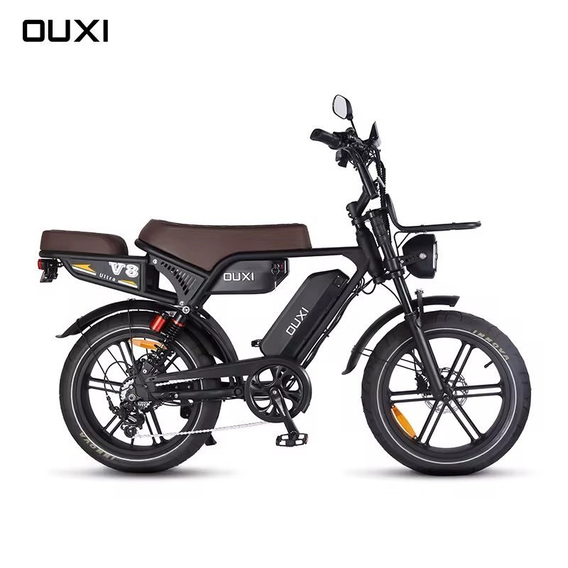 Ouxi V8 Ultra Max 2026 Edition - Dubbele Accu + Gratis Tas, Achterzitje, Voorrekje, Voetsteuntjes & Alarm!