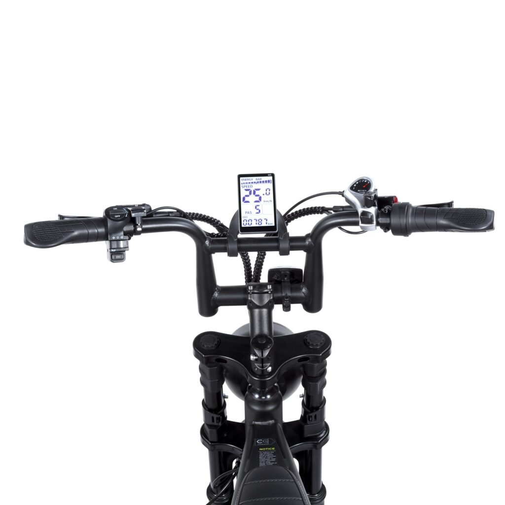 Ouxi V8 3.0 E-bike inclusief gratis alarm, achterzitje en voetsteuntjes