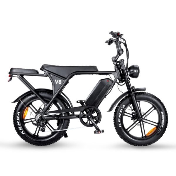 Ouxi V8 3.0 E-bike inclusief gratis alarm, achterzitje en voetsteuntjes