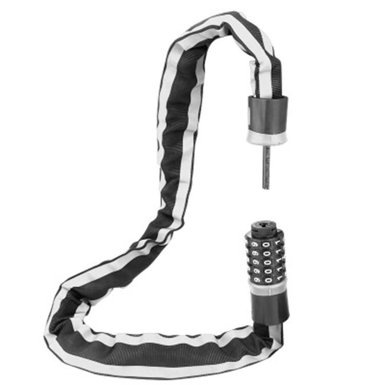 Tonyon fiets en E-step cijferslot 6X90 cm kettingslot