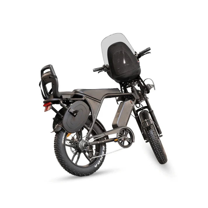 Ouxi V8 Family Bike Voor + Achter Zitje 2026 Edition – Nu met NFC + GRATIS Tas, Achterzitje, Voorrekje & Wielslot