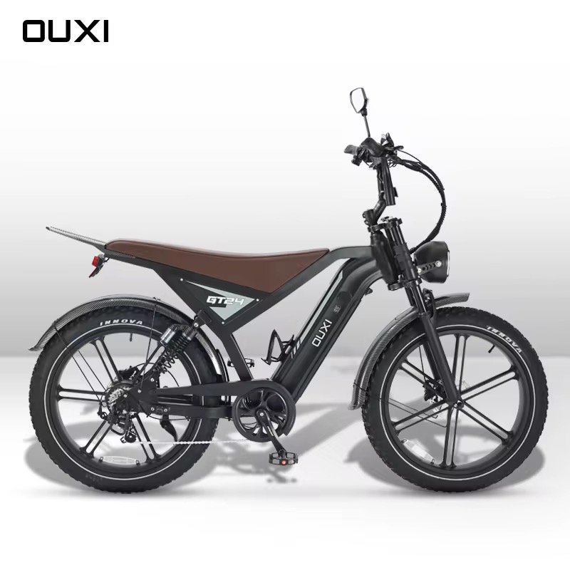 OUXI GT-24 PRO 24 Inch - Inclusief Alarm, Voetsteuntjes, Groot Scherm & Gashendel tot 6 km/u