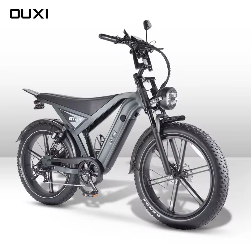 OUXI GT-24 PRO 24 Inch - Inclusief Alarm, Voetsteuntjes, Groot Scherm & Gashendel tot 6 km/u