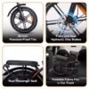 V9 Opvouwbare E-bike 2026 Edition - Inclusief Alarm & Legale Gashendel