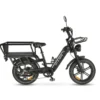 Ouxi Q10 2026 Family Edition Opvouwbare Fatbike - Inclusief Gratis Voorrekje & Kindveiligheidshek met Zitkussens