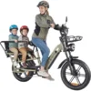 Ouxi Q10 2026 Family Edition Opvouwbare Fatbike - Inclusief Gratis Voorrekje & Kindveiligheidshek met Zitkussens